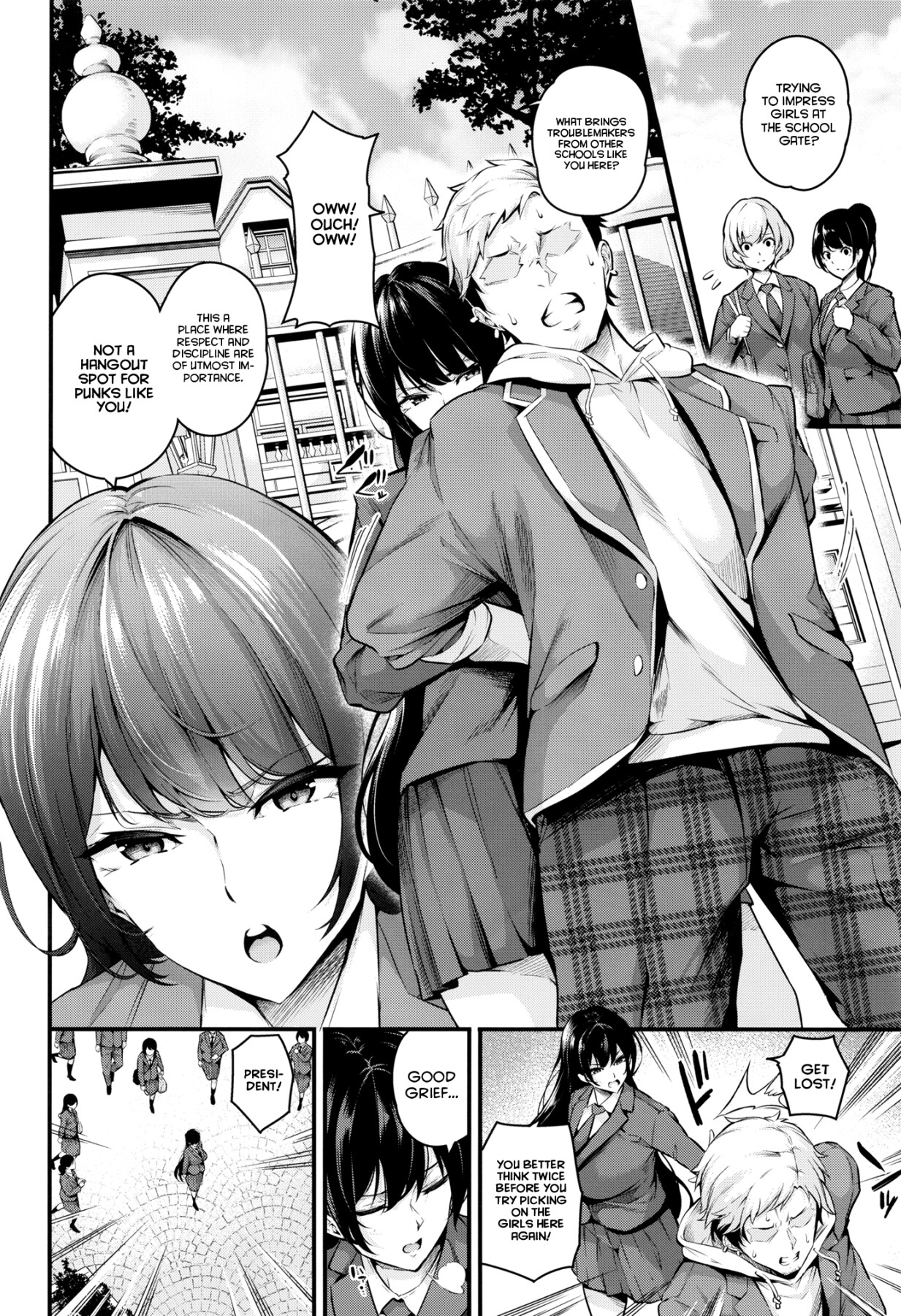 Hentai Manga Comic-Sow President of the Shiramine Academy-Read-3